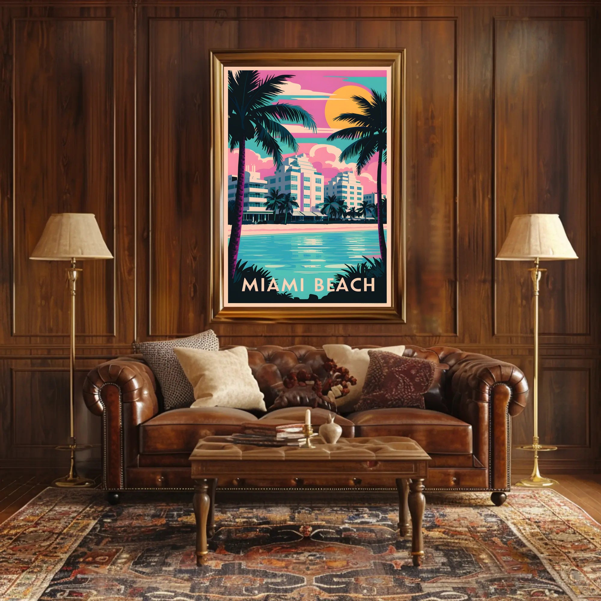 Miami Beach Paradise Poster