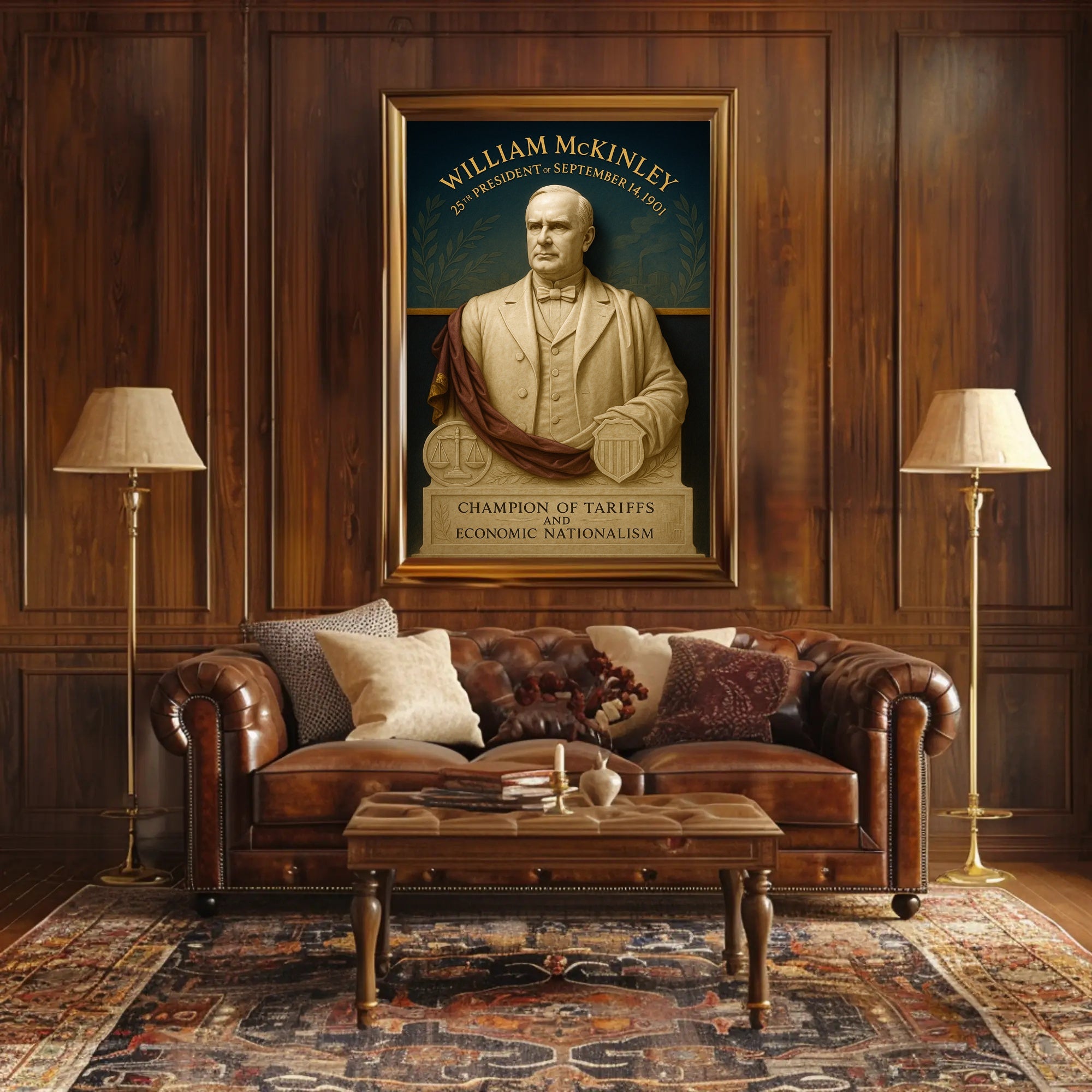 William McKinley 25th President Poster PosterGoat