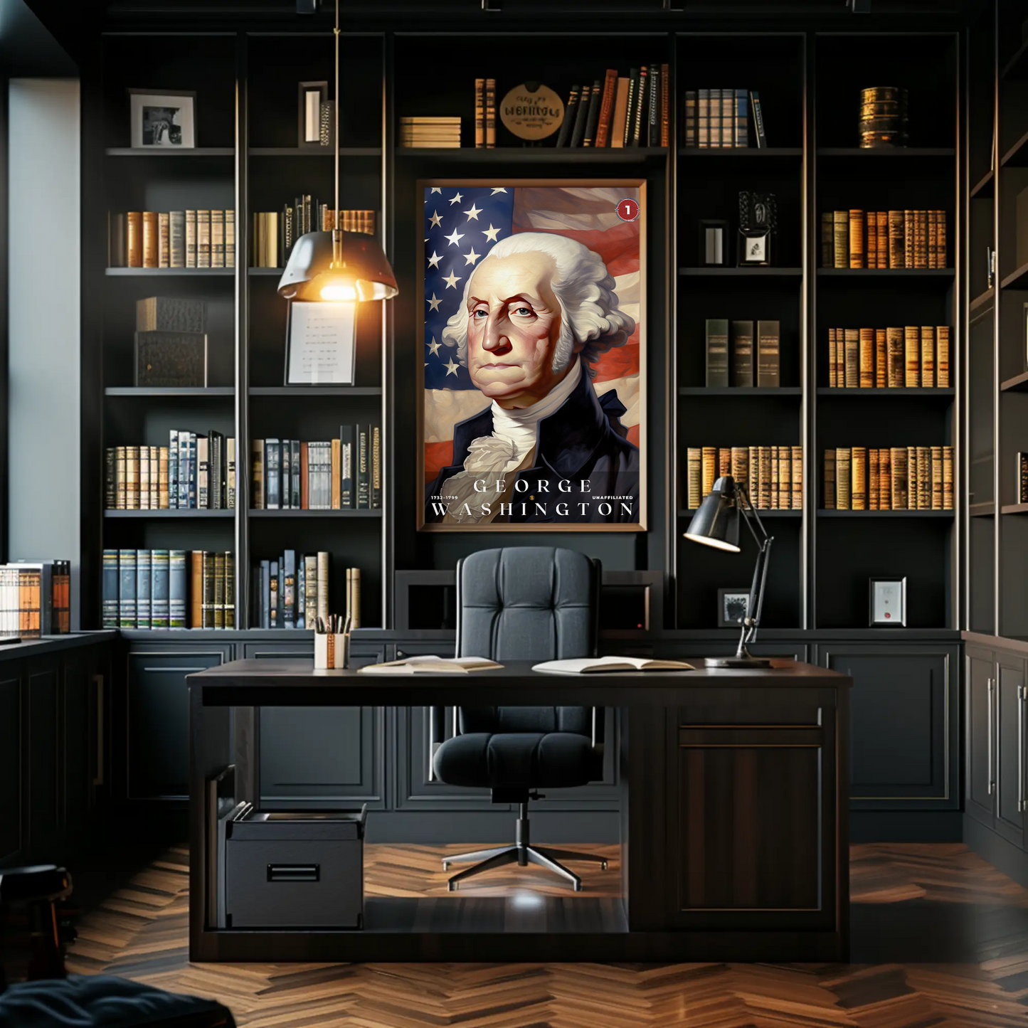 George Washington 1st President Of The United States Portrait