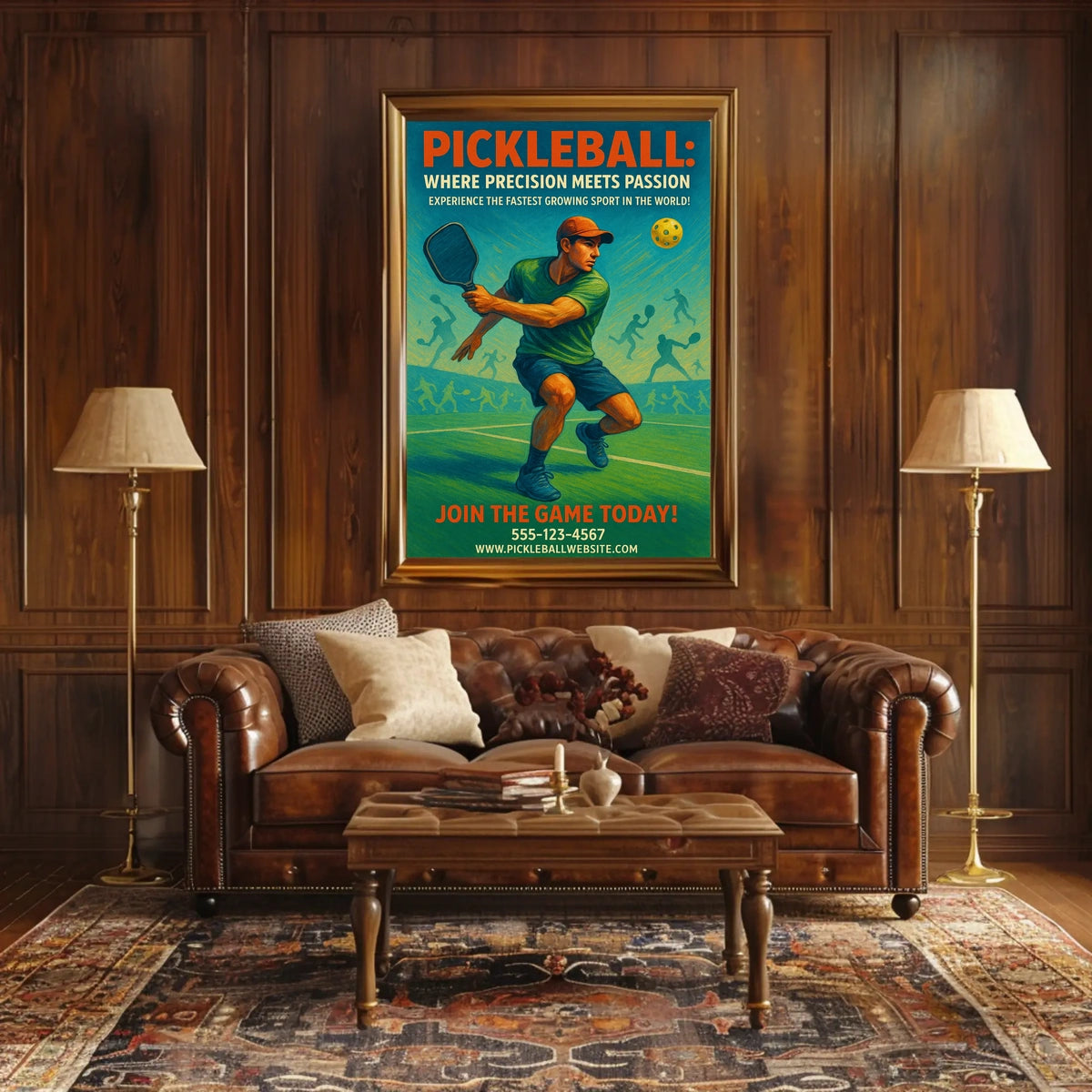 Pickleball Passion Poster