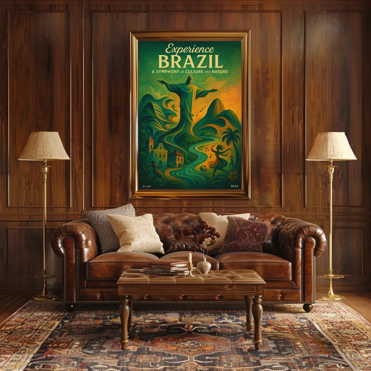 Experience Brazil A Symphony of Culture and Nature Poster
