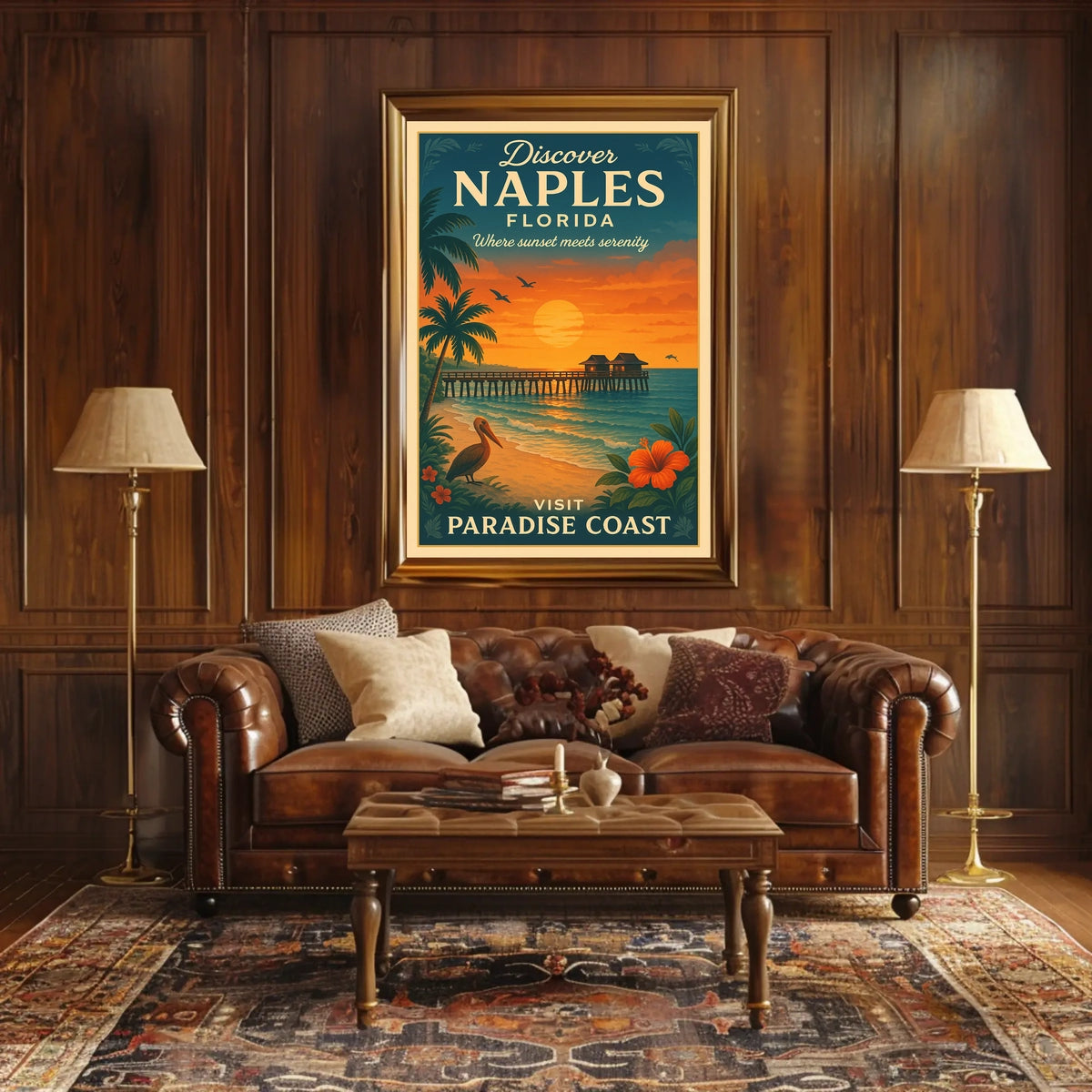 Discover Naples, Florida Poster