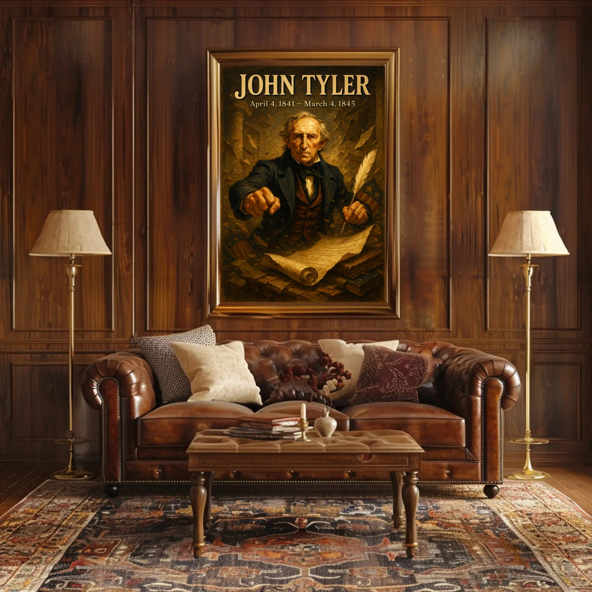John Tyler 10th President Poster