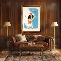 Skiing in Tyrol Poster PosterGoat