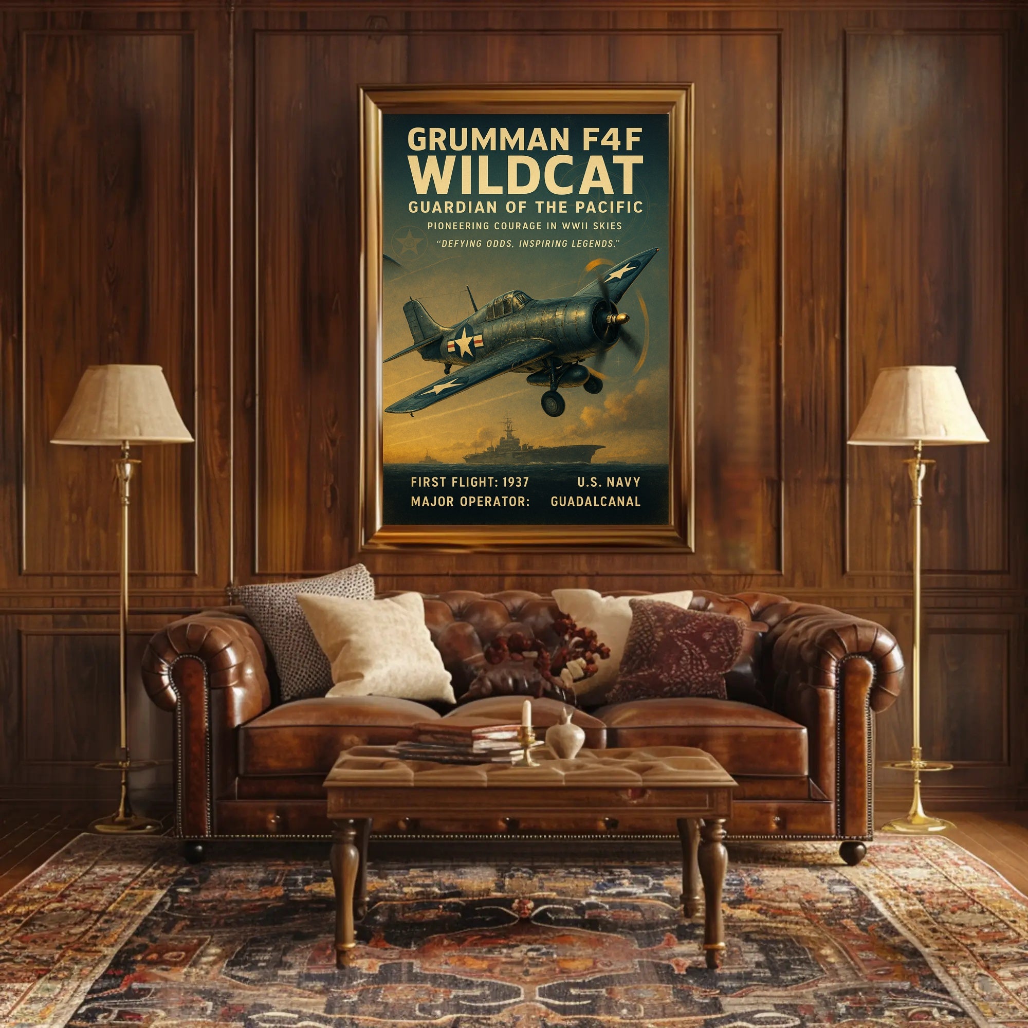 Grumman F4F Wildcat Poster