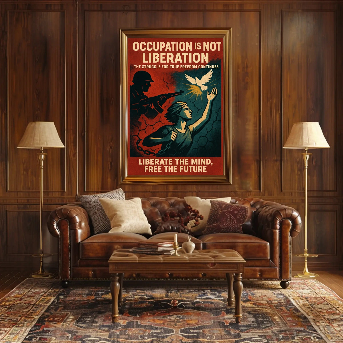 Occupation Is Not Liberation Poster