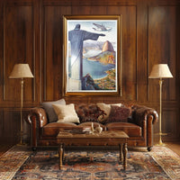 Soaring Over Rio Poster PosterGoat