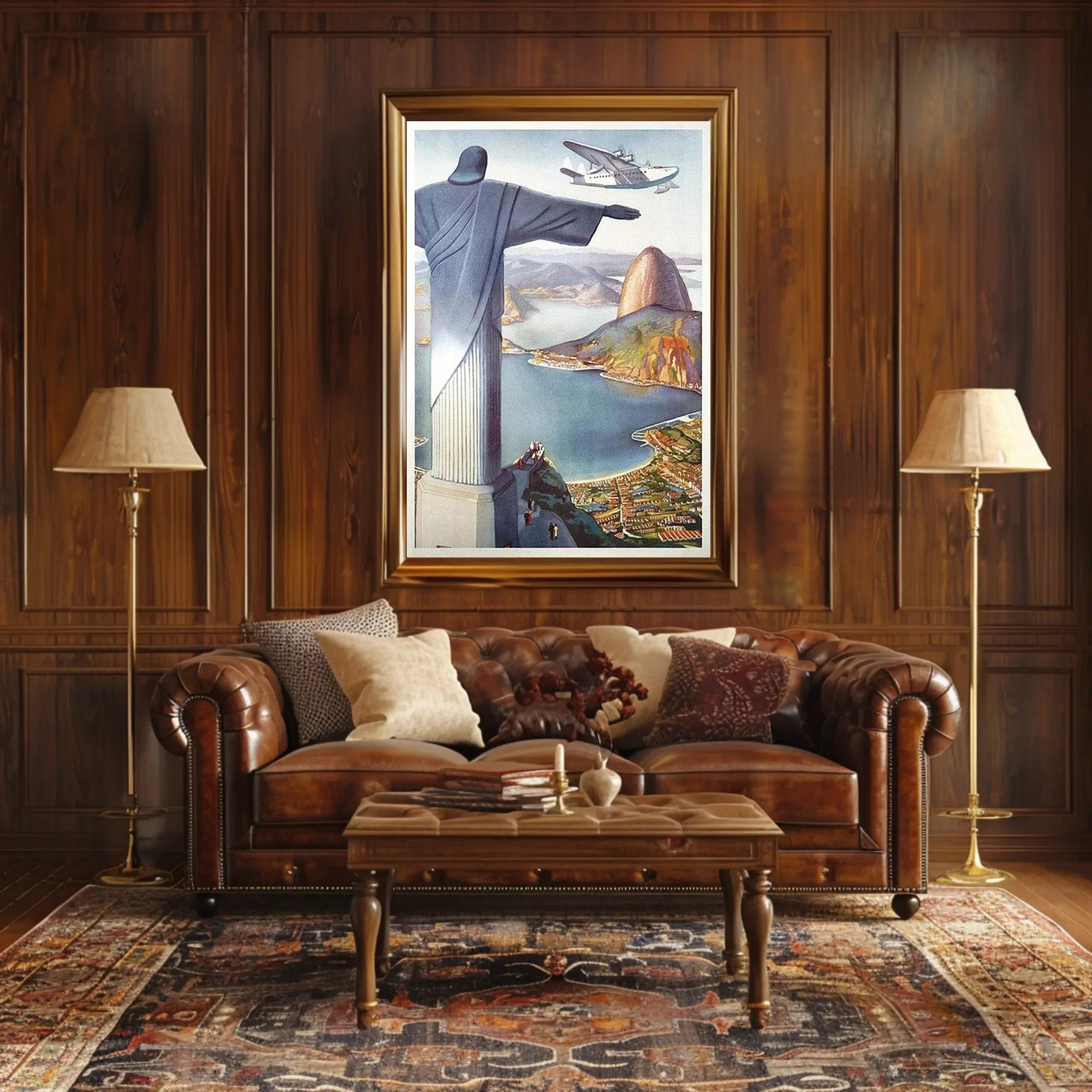 Soaring Over Rio Poster PosterGoat