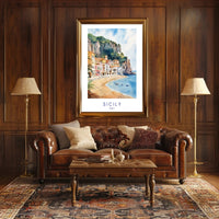 Scenic Sicily Poster PosterGoat