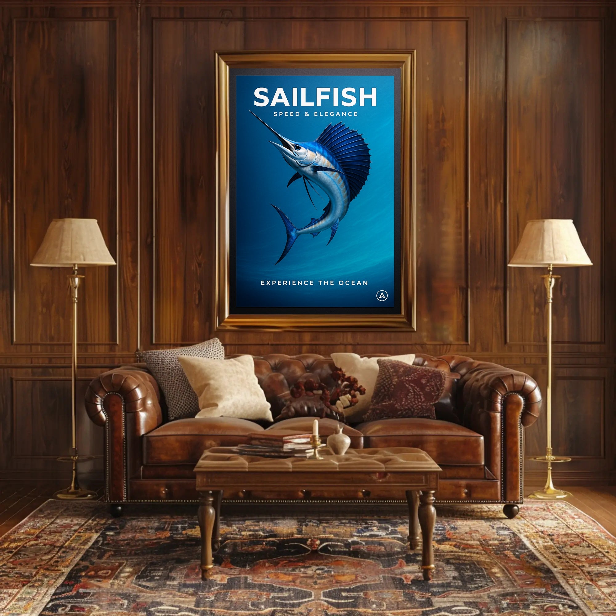 Sailfish Speed & Elegance Poster PosterGoat