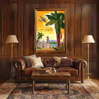 Vintage Los Angeles Travel Poster