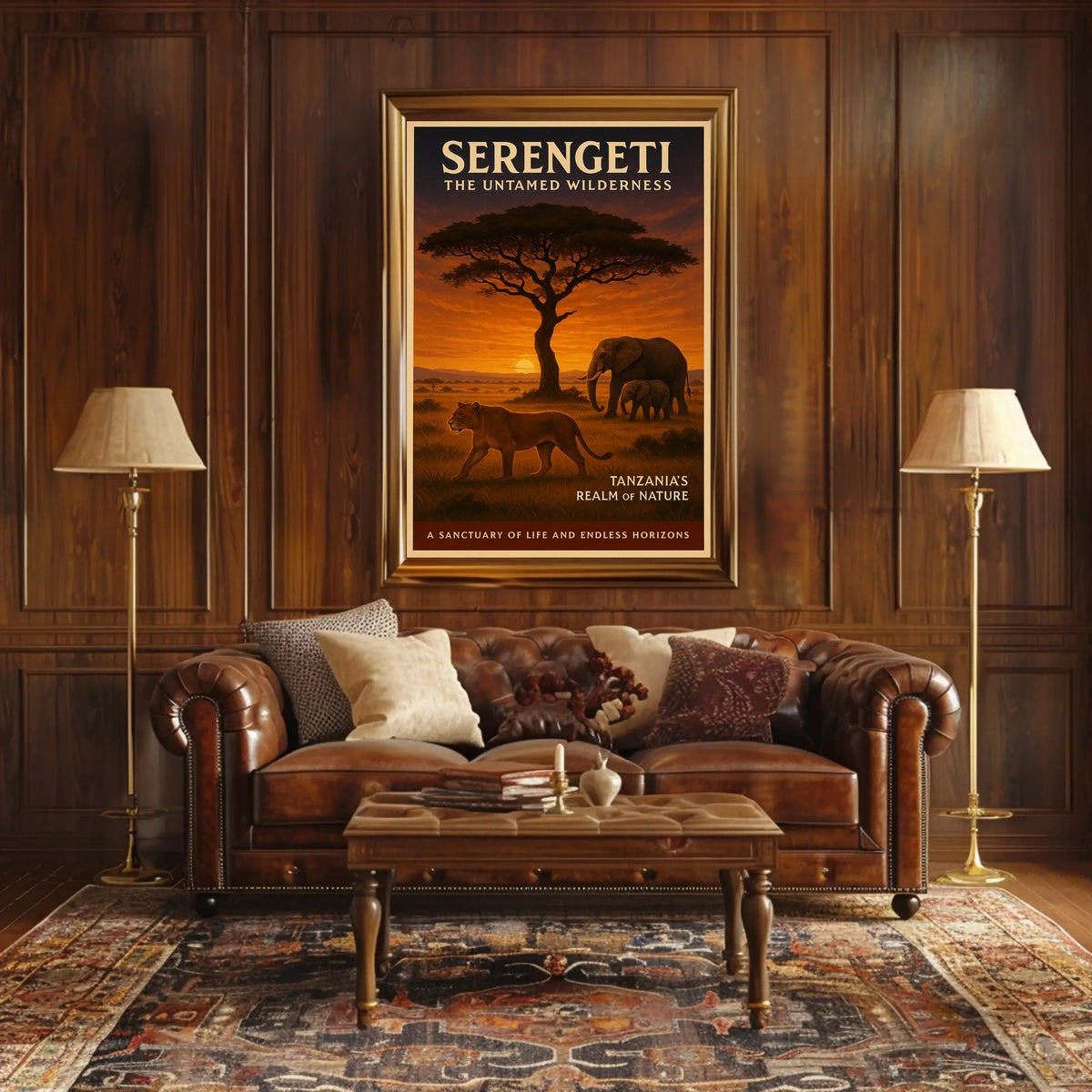 Serengeti The Untamed Wilderness Poster