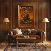 Rugged Wild West Legend: Historical or Presidential Poster