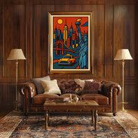 New York City Urban Icons Deluxe Poster Pop Art Wall Art