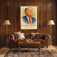 Visionary in Command Donald Trump Poster