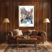 Colmar's Canal Charm Poster PosterGoat