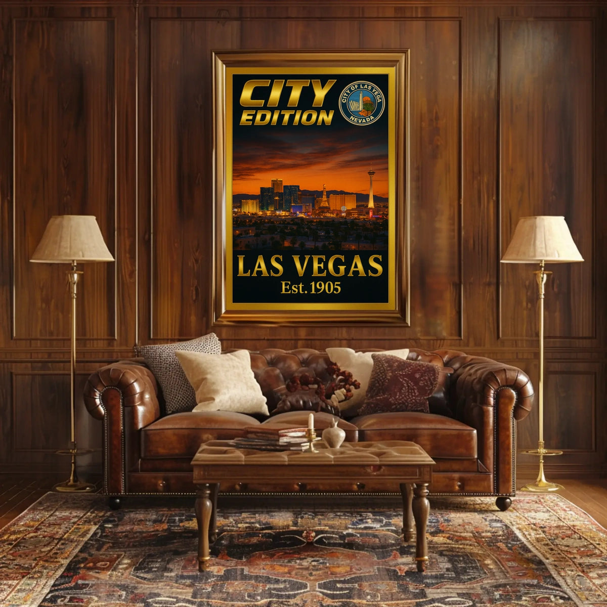 Las Vegas City Edition Poster
