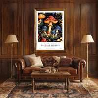 William Morris Cotton Prints Exhibition Poster