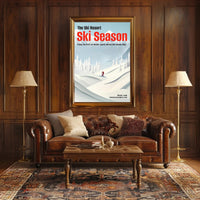 Ski Season at The Ski Resort Poster PosterGoat