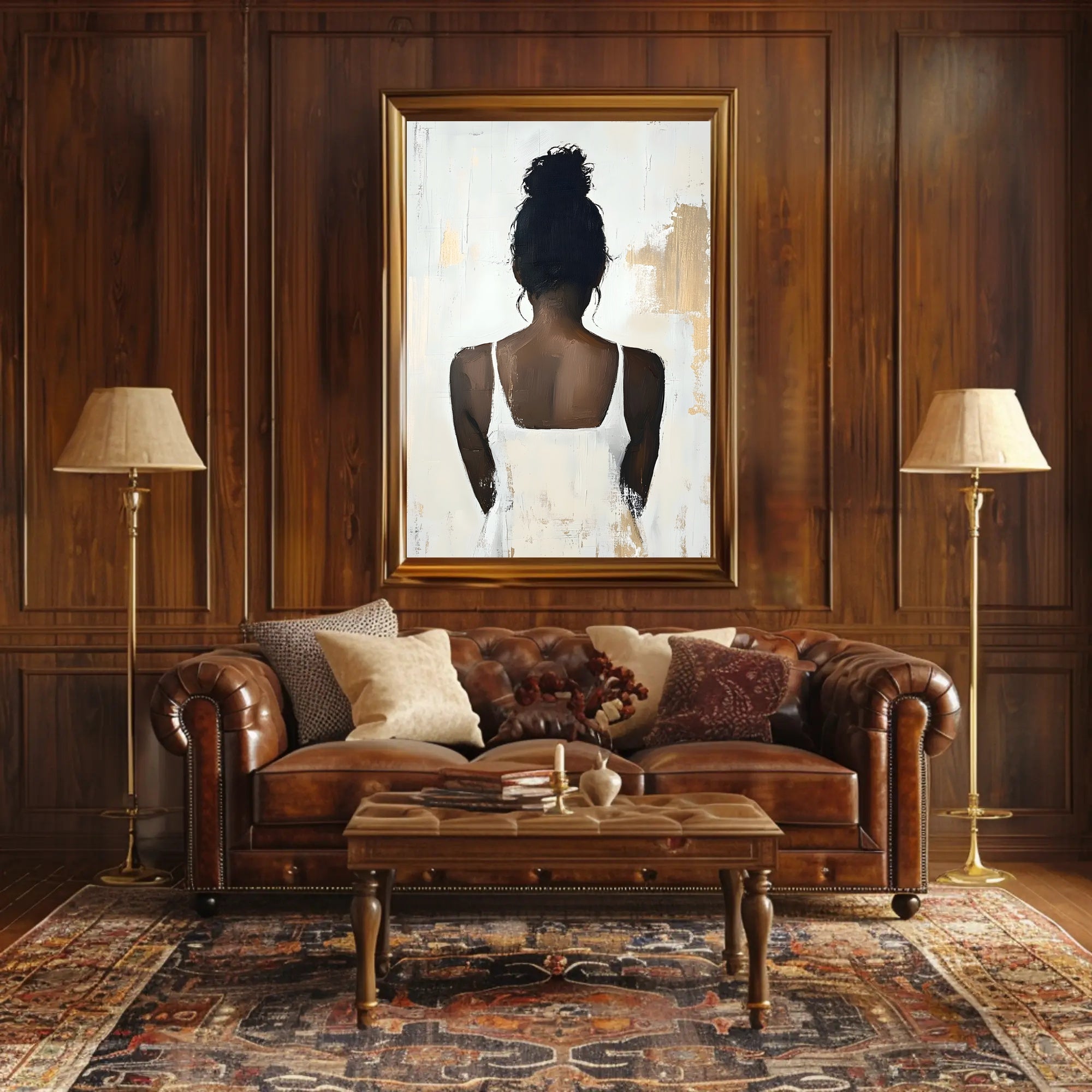 Abstract Portrait Wall Art Poster Minimalist Print