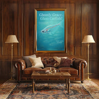 Ghostly Grace Glass Catfish Poster