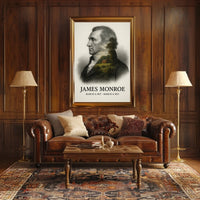 James Monroe 5th President of the United States Reflections Poster