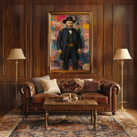 Historical Military Abstract Art Poster - Historical or Presidential Poster