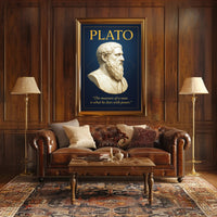 Plato The Measure of a Man Poster PosterGoat