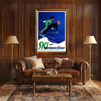 Dartmouth Skiway Vintage Sports Poster PosterGoat