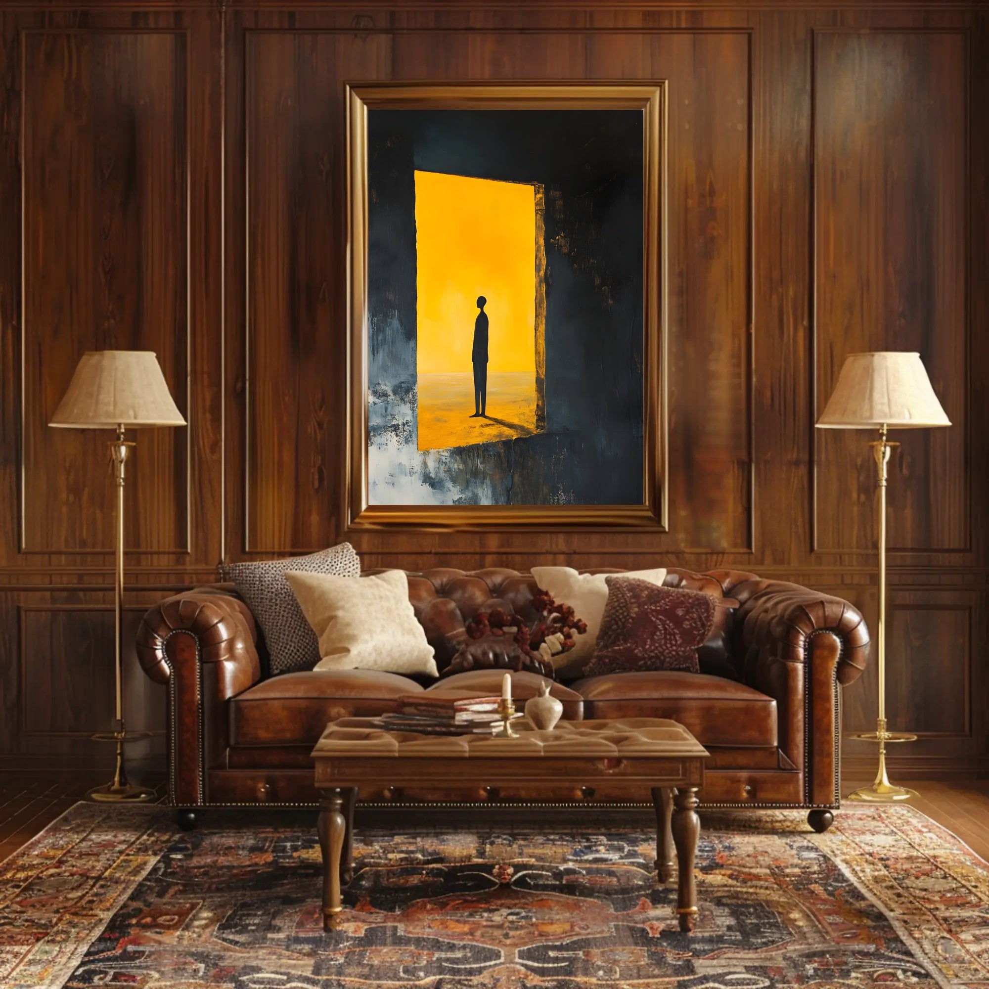 Abstract Silhouette Minimalist Poster Wall Art