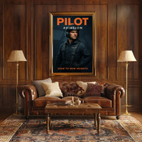 Pilot Aviation Soar to New Heights Poster