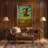 The Surreal Vision of Lincoln Poster PosterGoat
