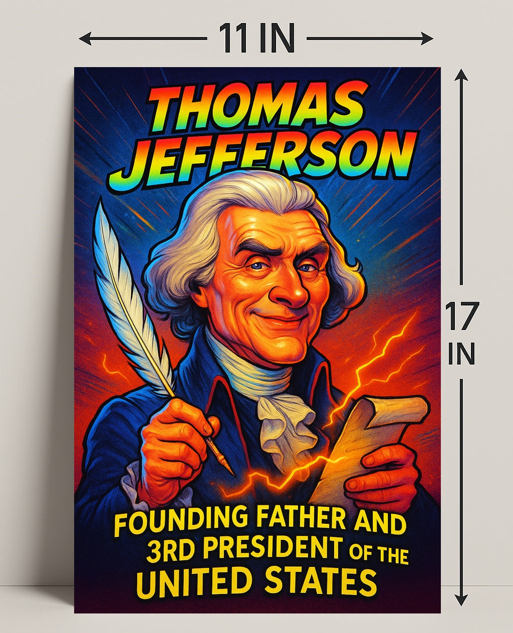 Thomas Jefferson 3rd President Poster PosterGoat