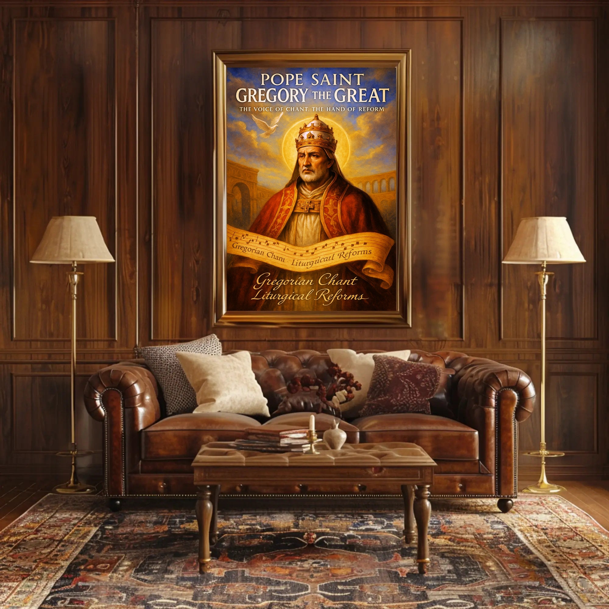 Pope Saint Gregory the Great Poster PosterGoat