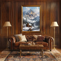 Vintage Art Deco Cityscape Poster