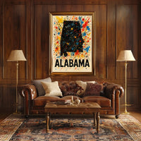 Alabama Art Poster