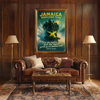 Jamaica Bobsleigh Team Winter Games Poster