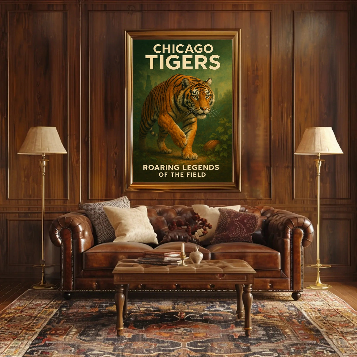 Chicago Tigers Roaring Legends Poster