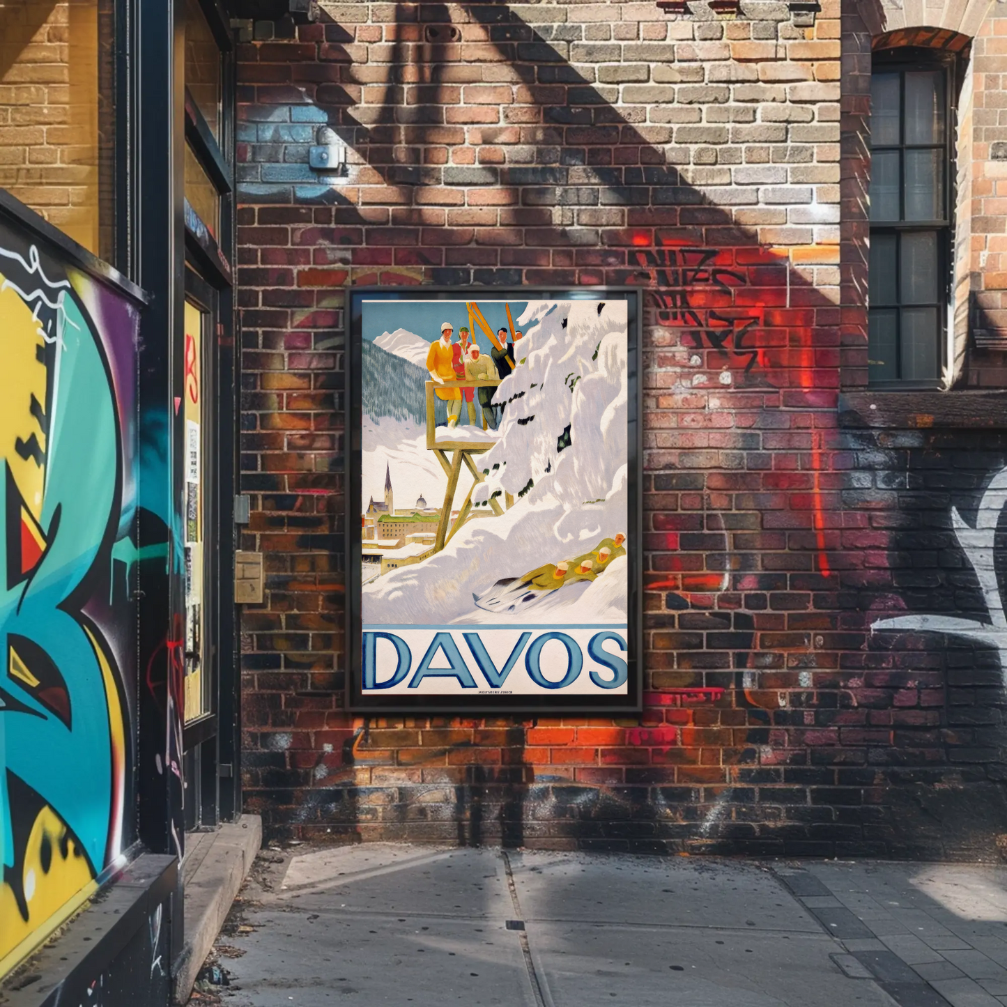 Davos Winter Sports Poster