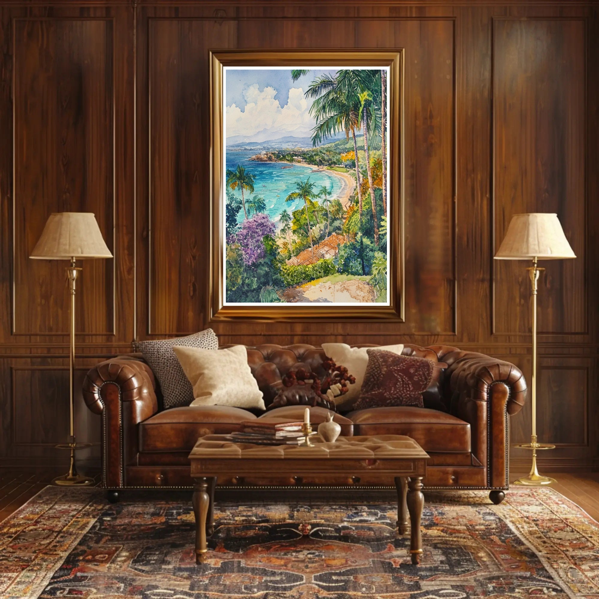 Coastal Paradise Poster PosterGoat