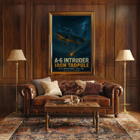 Grumman A-6 Intruder Combat Aircraft Poster