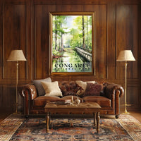 Congaree Watercolor Wall Art Poster
