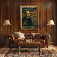 President Eisenhower Champion Poster - Historical or Presidential Poster