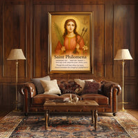 Saint Philomena Poster PosterGoat