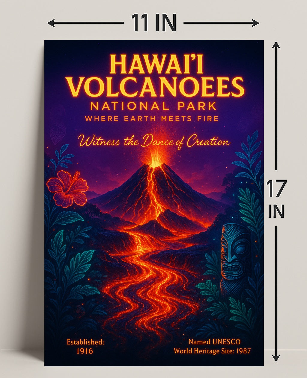 Hawaii Volcanoes National Park Poster PosterGoat