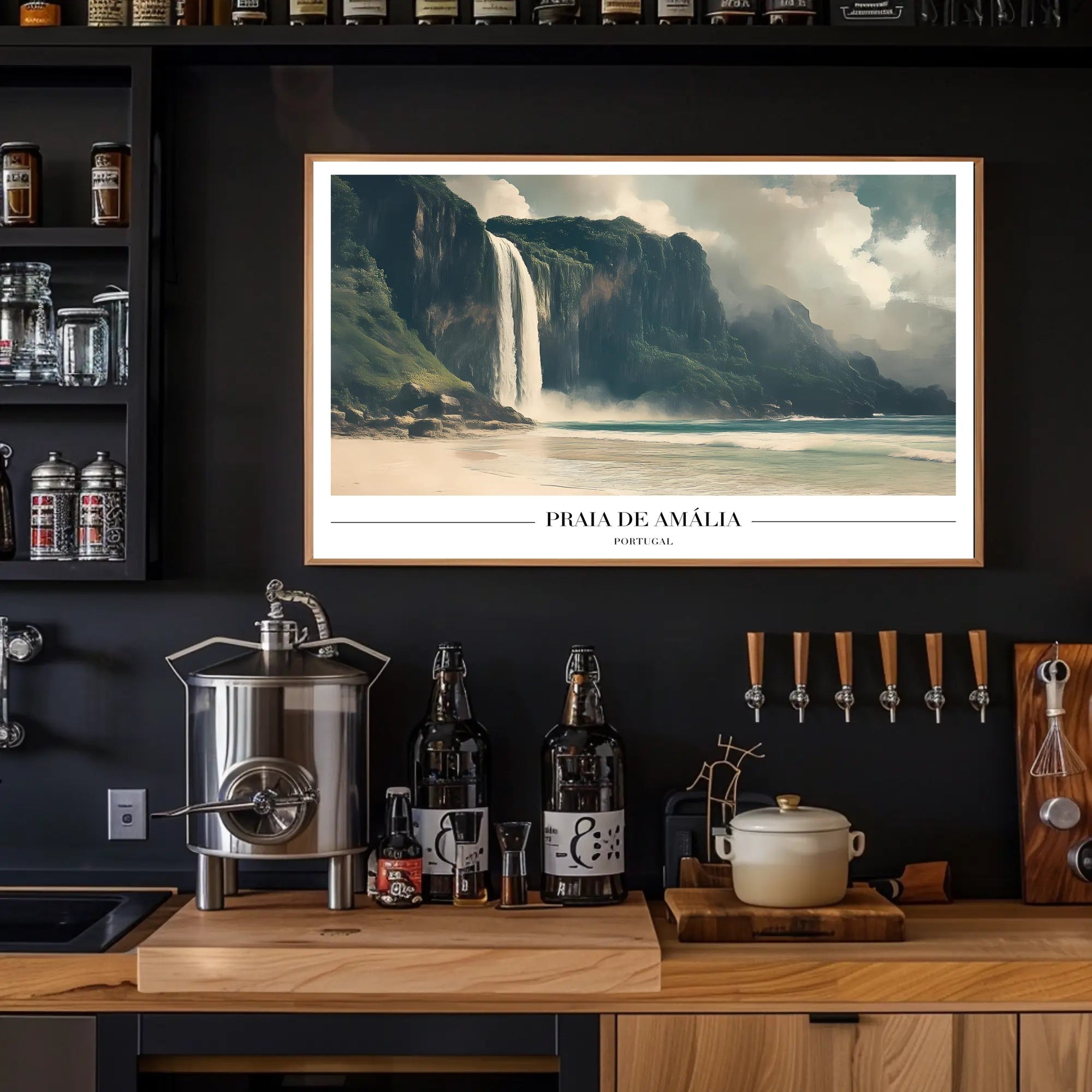 Serene Portugal Coastal Escape Travel Poster