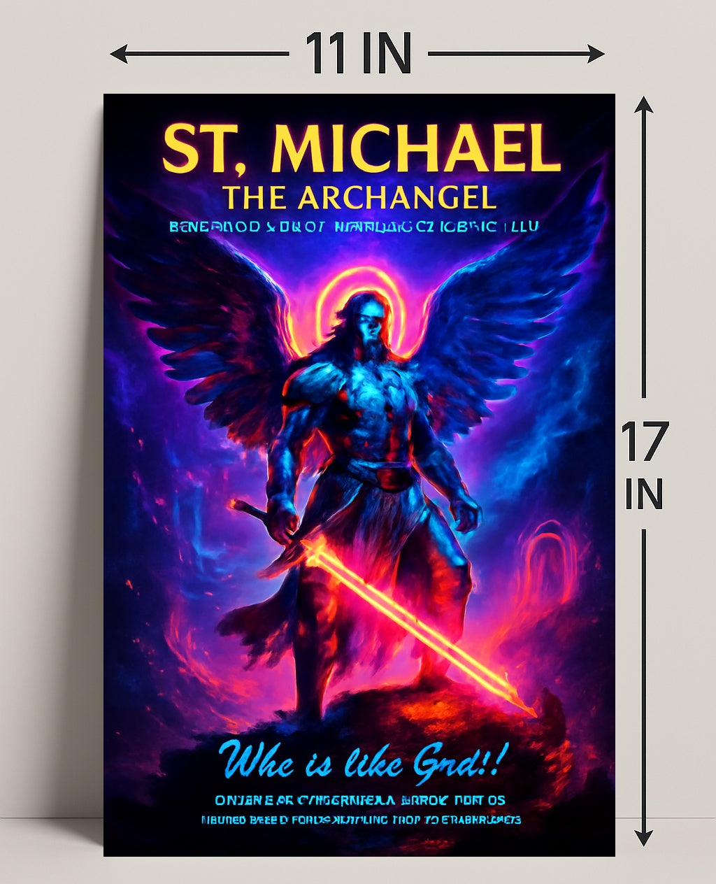 St. Michael the Archangel Poster PosterGoat