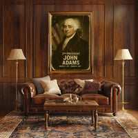 John Adams 2nd President of the United States Damaged Photograph Poster