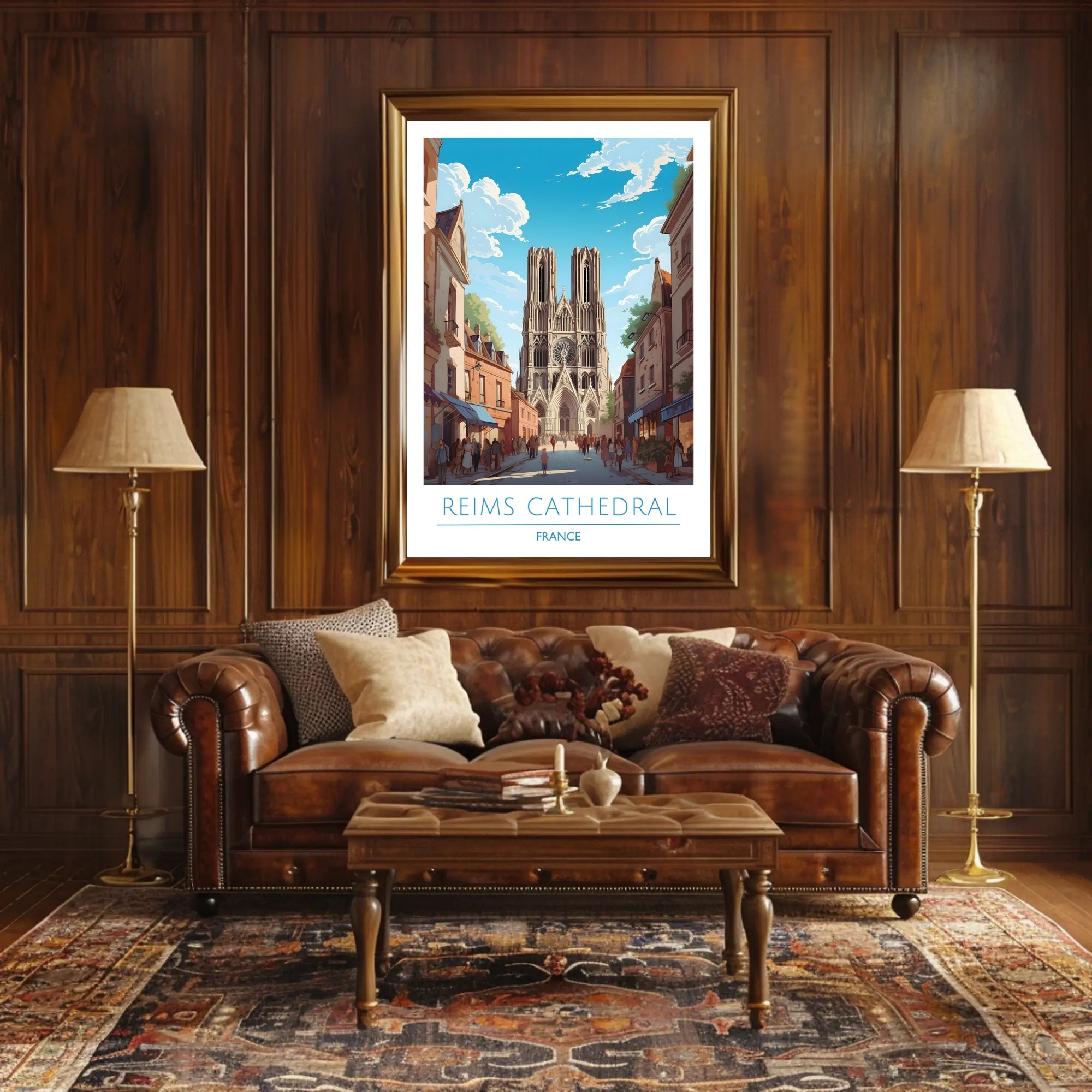 Reims Cathedral Poster