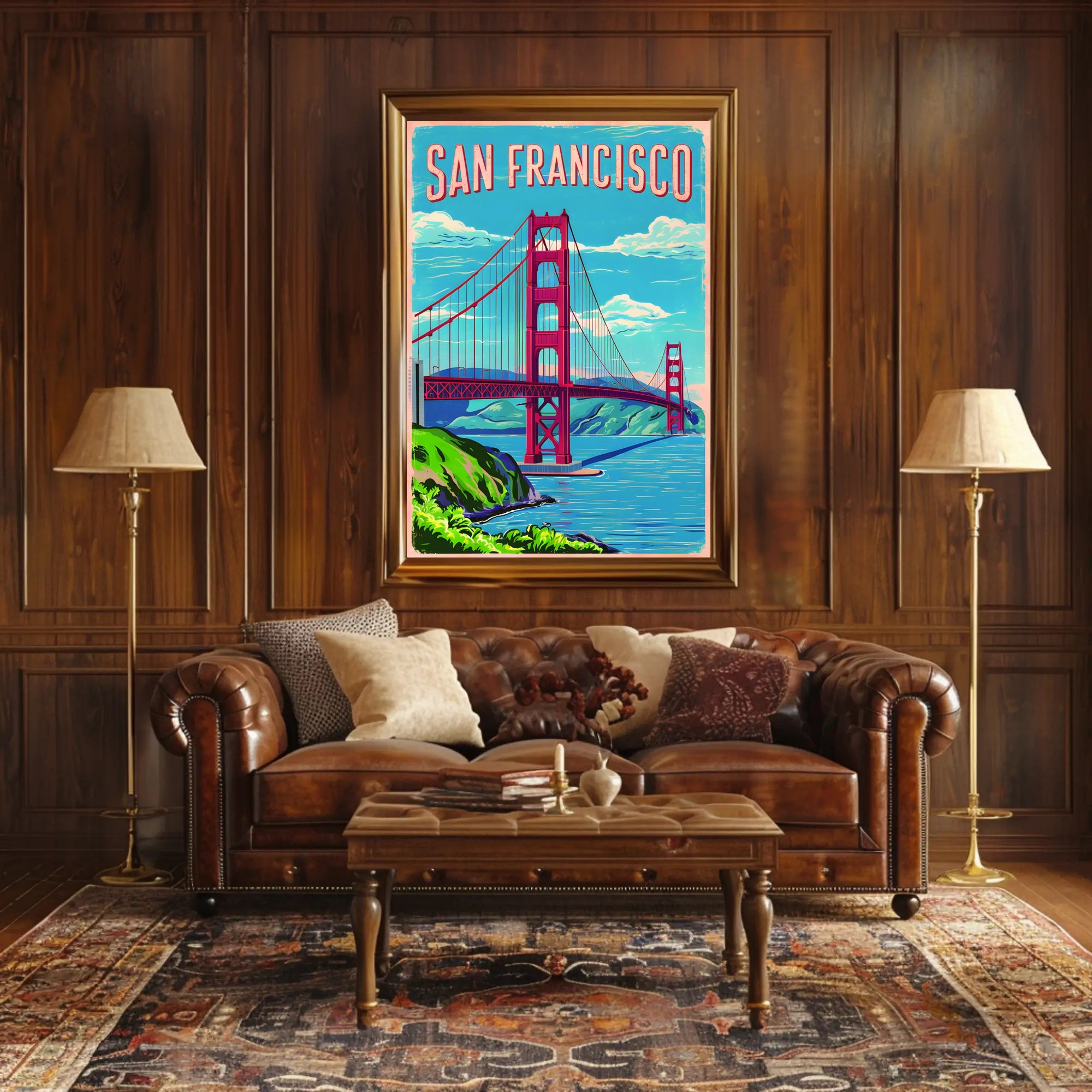 San Francisco Golden Gate Bridge Poster